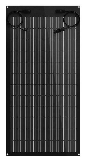 Semi flexible solar panel 100w 100watts Monocrystalline ETFE for RV Boat Tent Caravans Motorhome